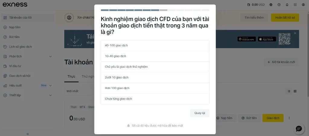 Kinh nghiệm giao dịch